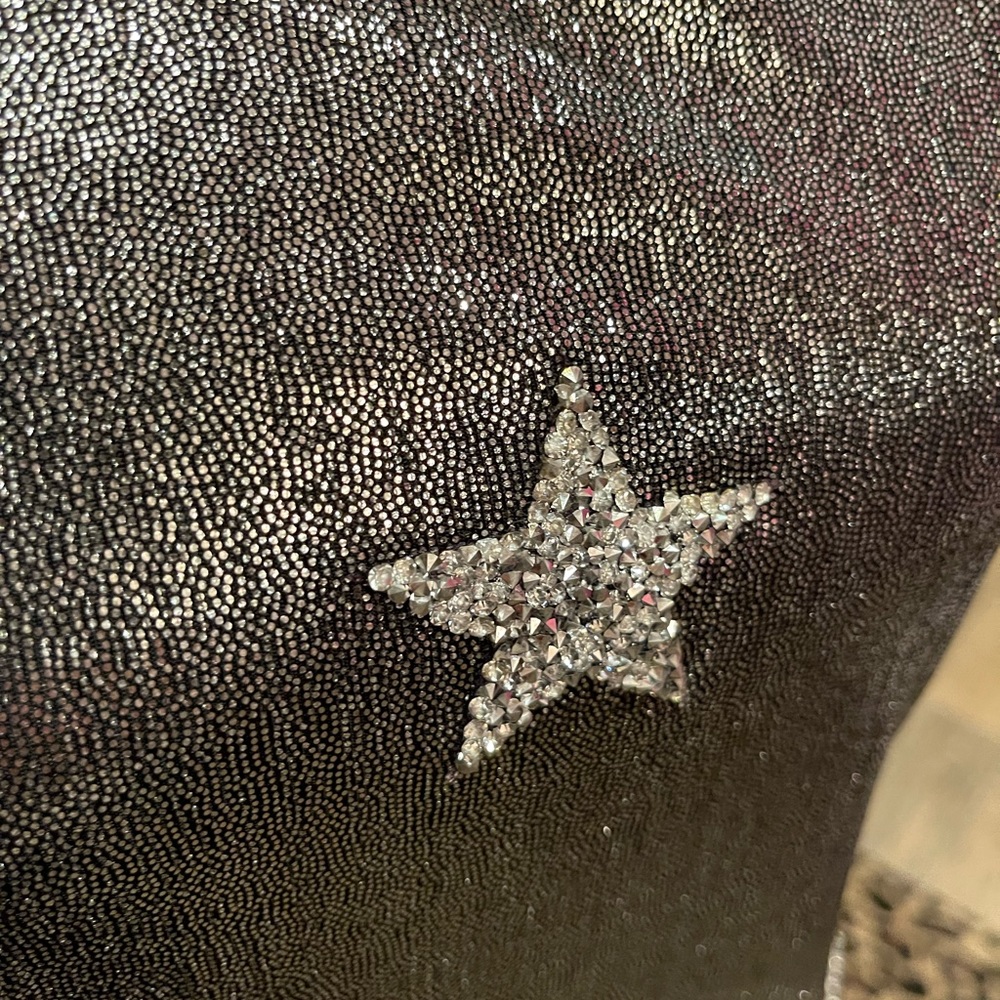 Sequin Star Silver Top - image 3